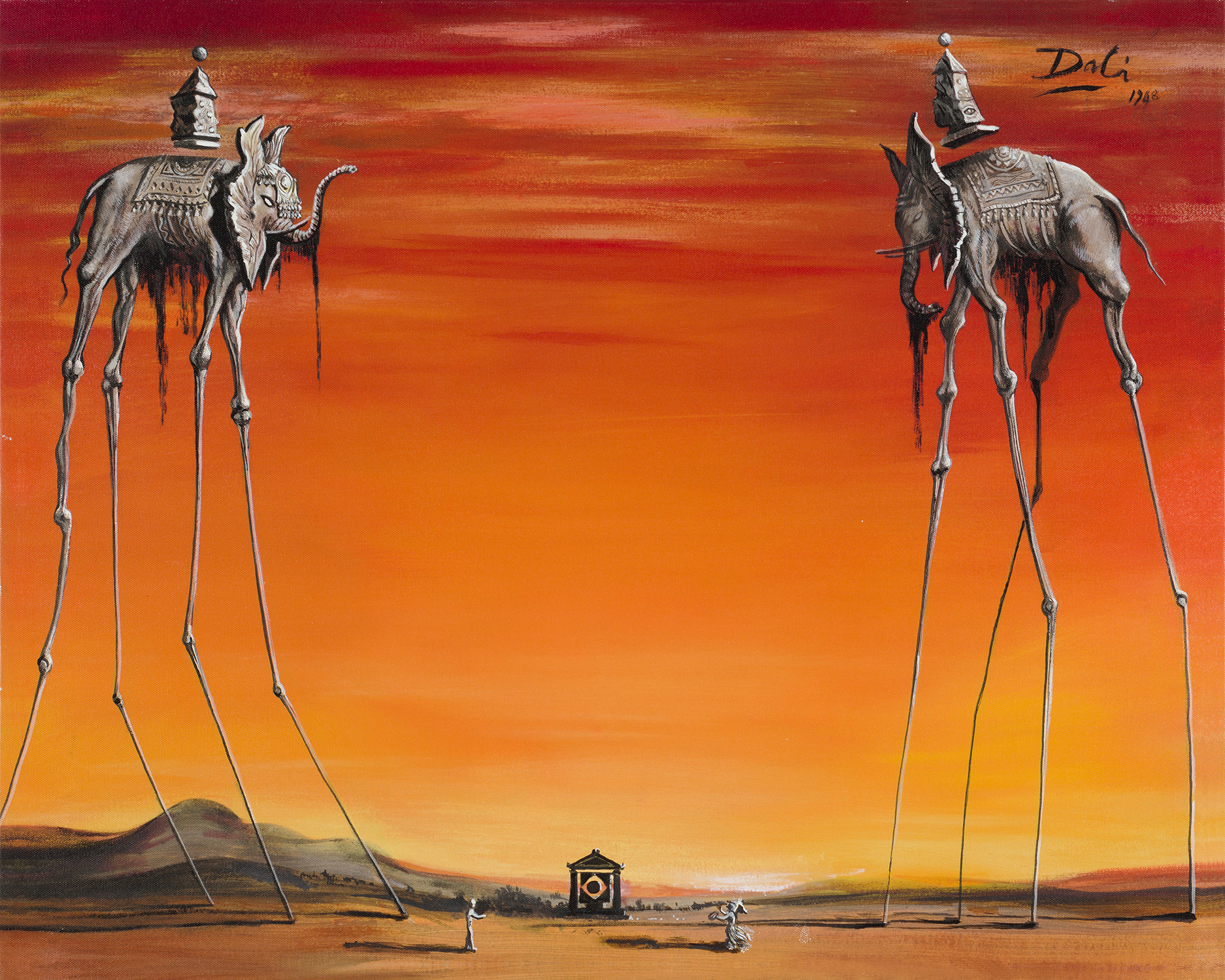 Gli elefanti di Salvador Dalí